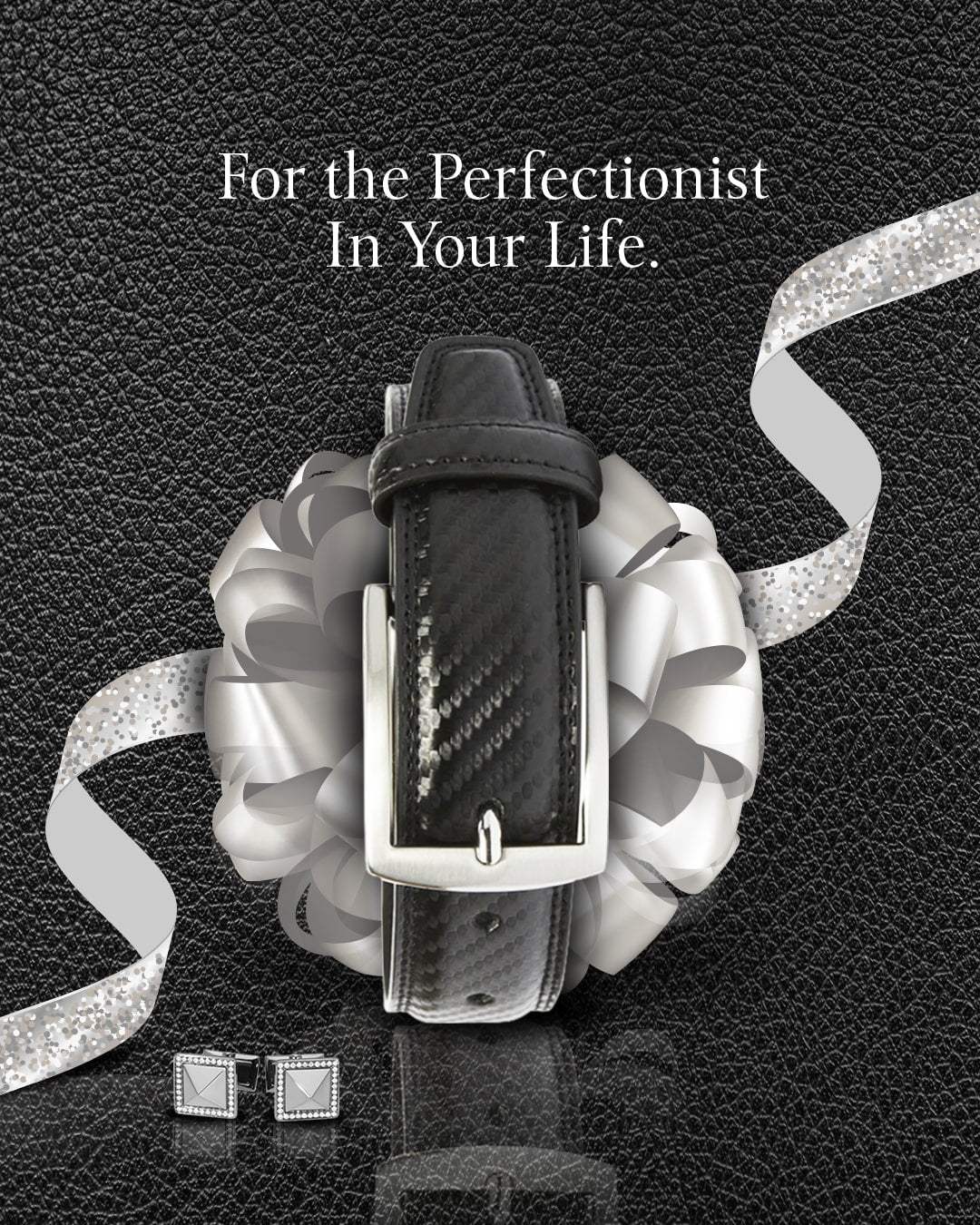 Genuine Leather Belt for Men – Zinc Alloy Buckle, 1.25" Strap by Access Accessories