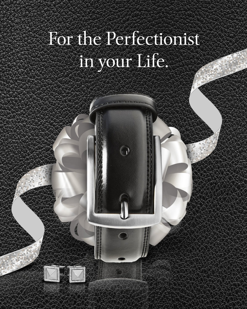 Genuine Leather Belt for Men – Zinc Alloy Buckle, 1.25" Strap by Access Accessories