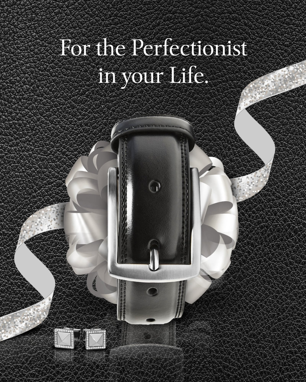 Genuine Leather Belt for Men – Zinc Alloy Buckle, 1.25" Strap by Access Accessories