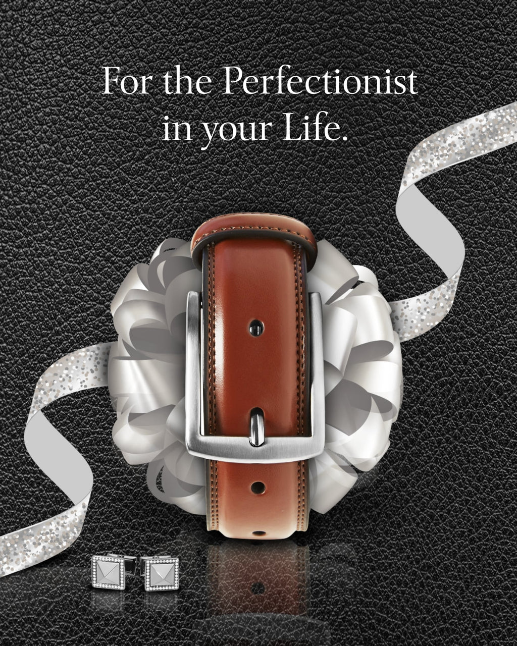 Genuine Leather Belt for Men – Zinc Alloy Buckle, 1.25" Strap by Access Accessories