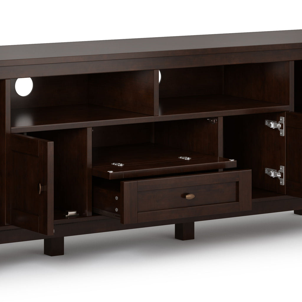 Warm Shaker - TV Media Stand, Handcrafted by Unique Piece Furniture