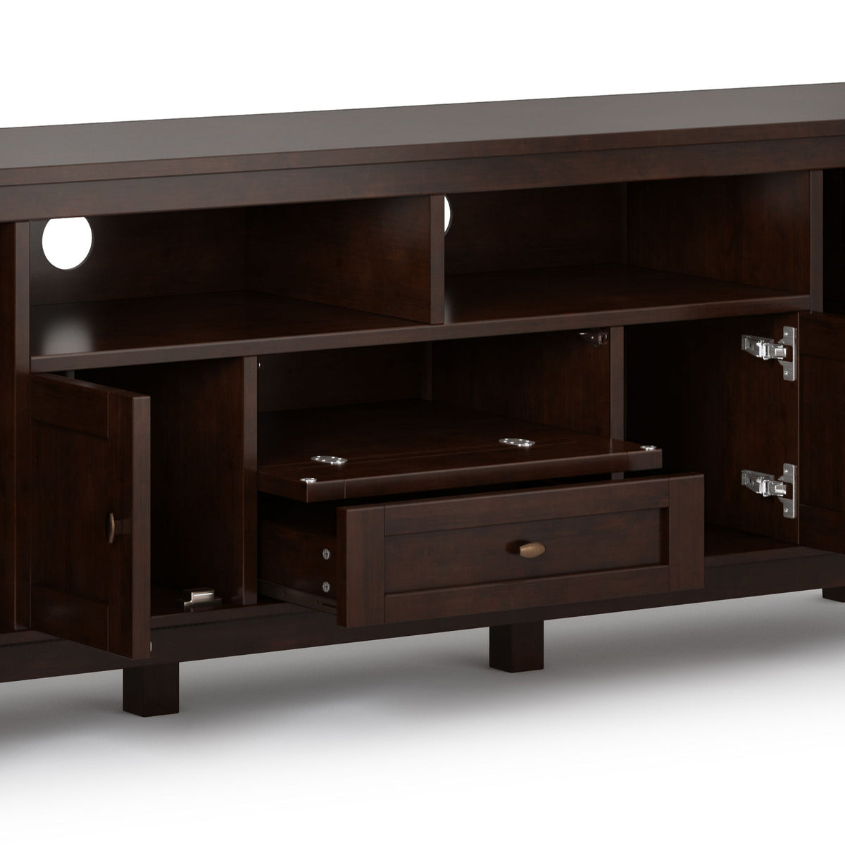 Warm Shaker - TV Media Stand, Handcrafted by Unique Piece Furniture