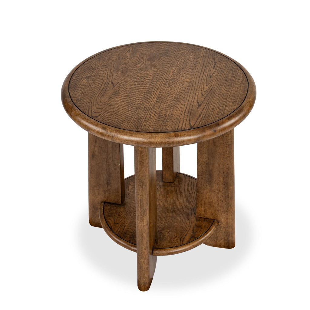Tanner - Round End Table - Tawny Brown by Unique Piece Furniture