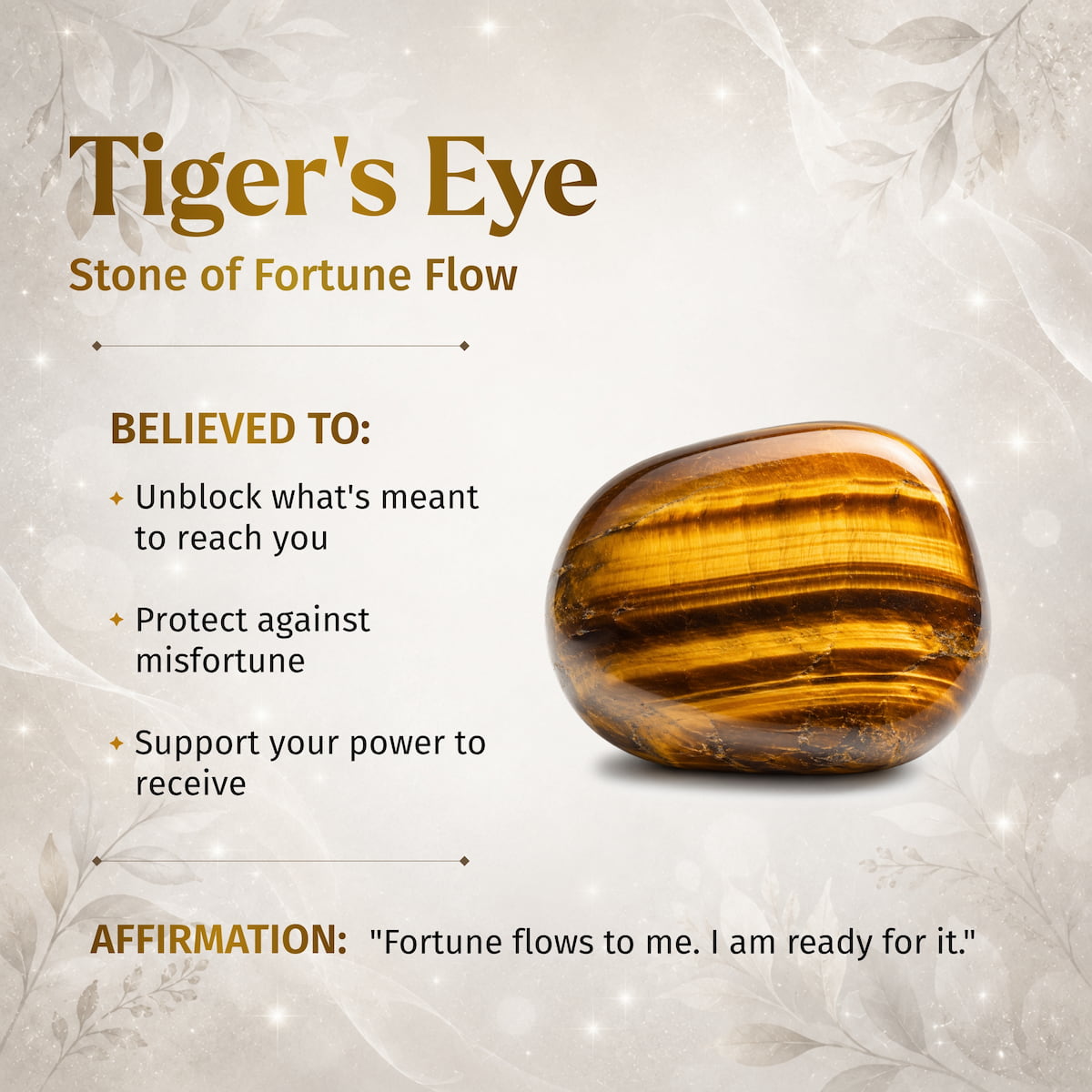 Fortune Flows - Tiger’s Eye & Pixiu Bracelet by Conscious Items