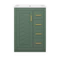 Modern Bathroom Vanity With 1 Door And 3 Drawers by Unique Piece Furniture