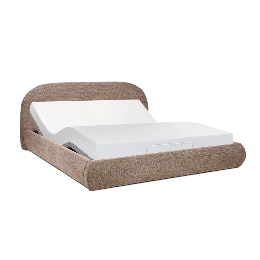Archie Puffy Grounded - Upholstered Platform Bed by Unique Piece Furniture