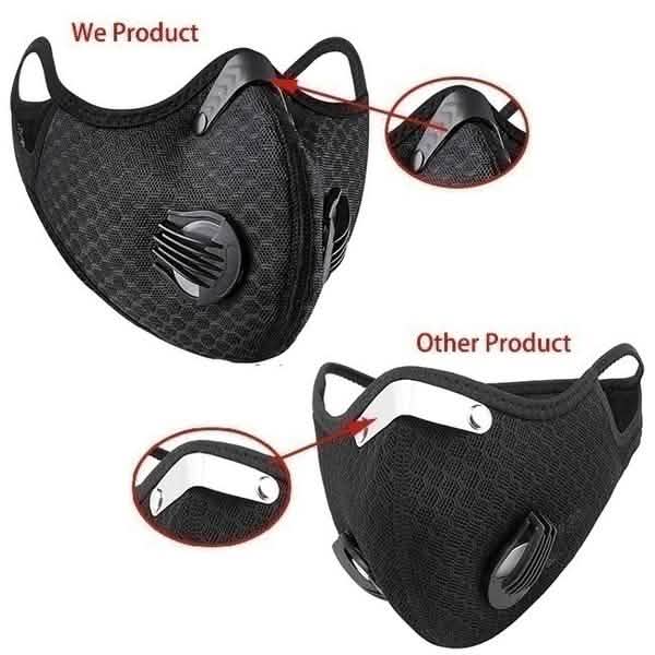 11-Piece Set: Breathable Bacteria-Proof Sport Face Mask with Activated Carbon PM 2.5 by DailySale