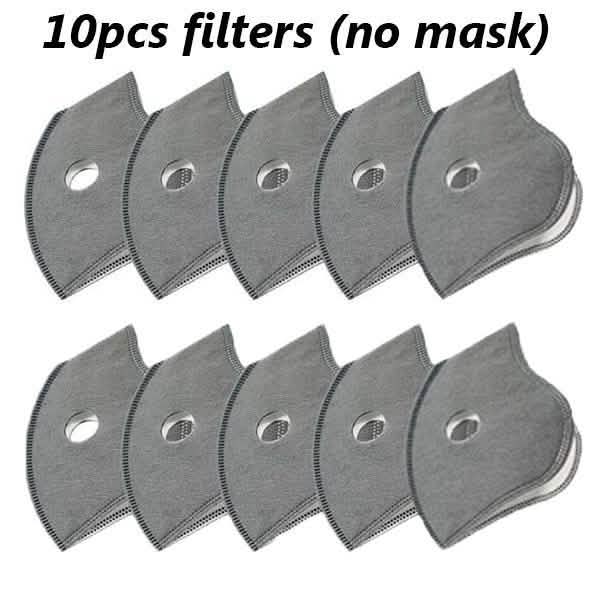 11-Piece Set: Breathable Bacteria-Proof Sport Face Mask with Activated Carbon PM 2.5 by DailySale