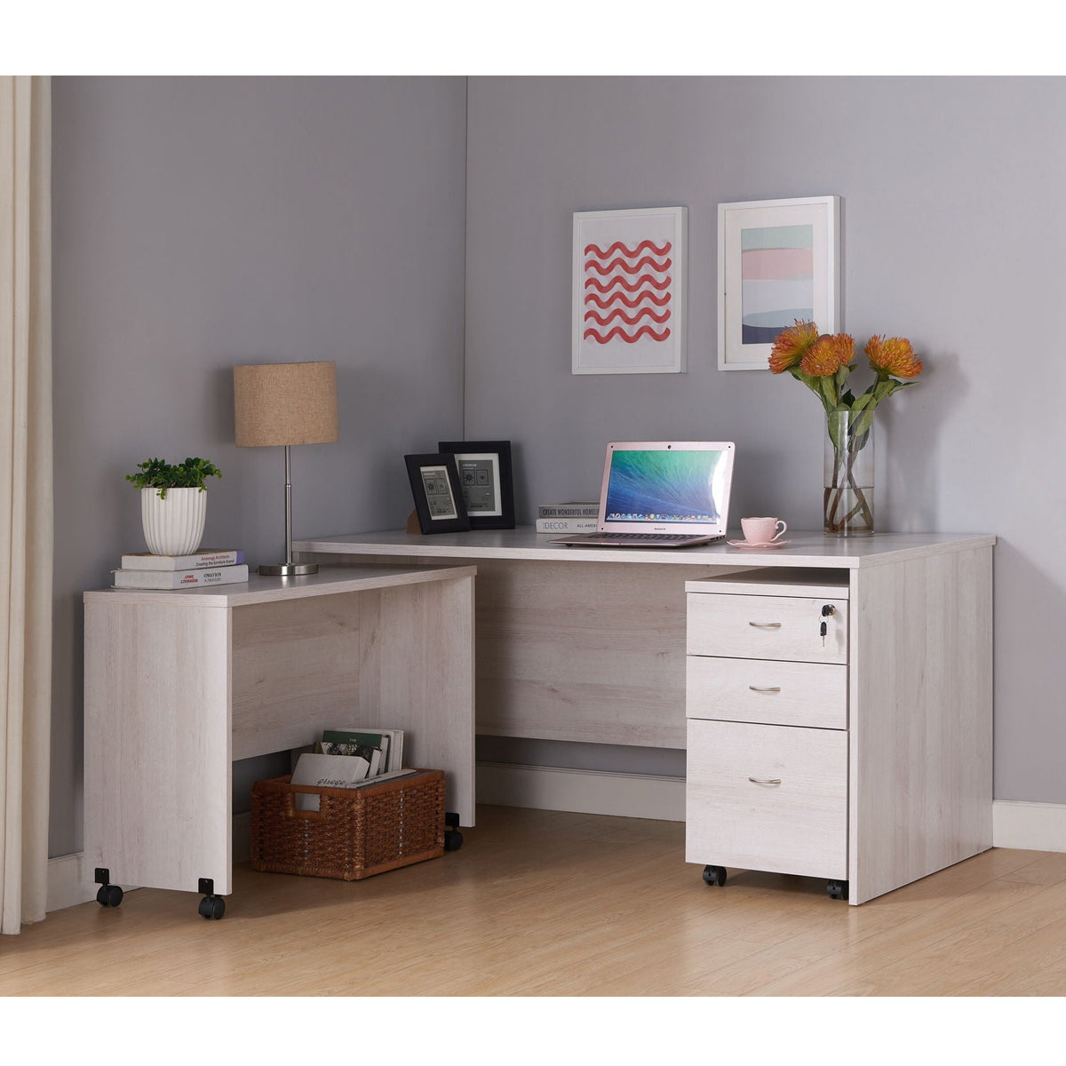 Printer Mobile Stand, Computer Desk, Home Office Desk by Unique Piece Furniture