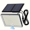 113 LED Cool White Floodlights Solar Motion Sensor Lights by DailySale
