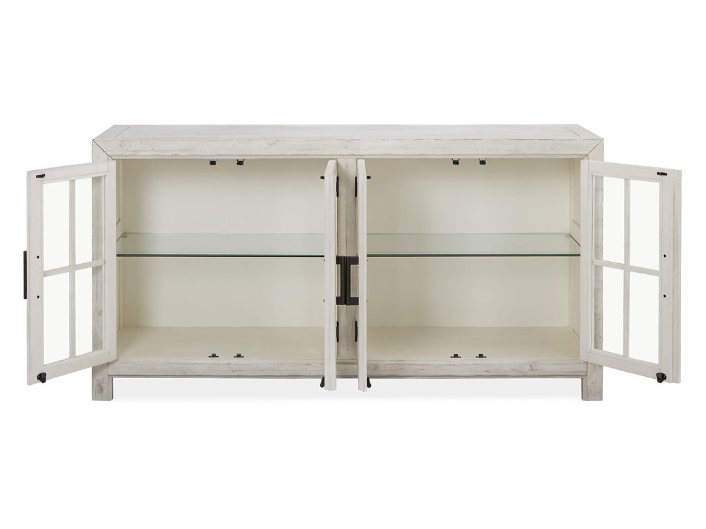Bronwyn - Buffet Curio - Alabaster by Unique Piece Furniture