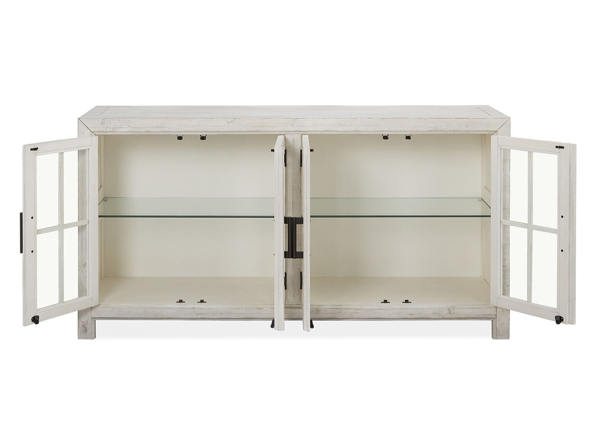 Bronwyn - Buffet Curio - Alabaster by Unique Piece Furniture