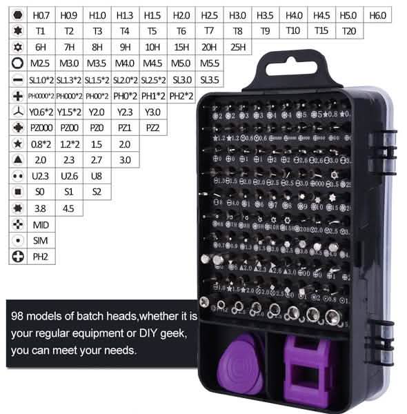 115-in-1 Mini Precision Screwdriver Set by DailySale