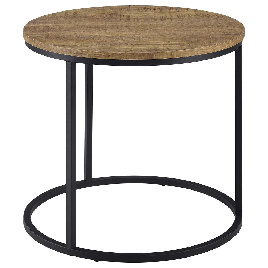 Lainey Round Occasional Side End Table Mango by Unique Piece Furniture