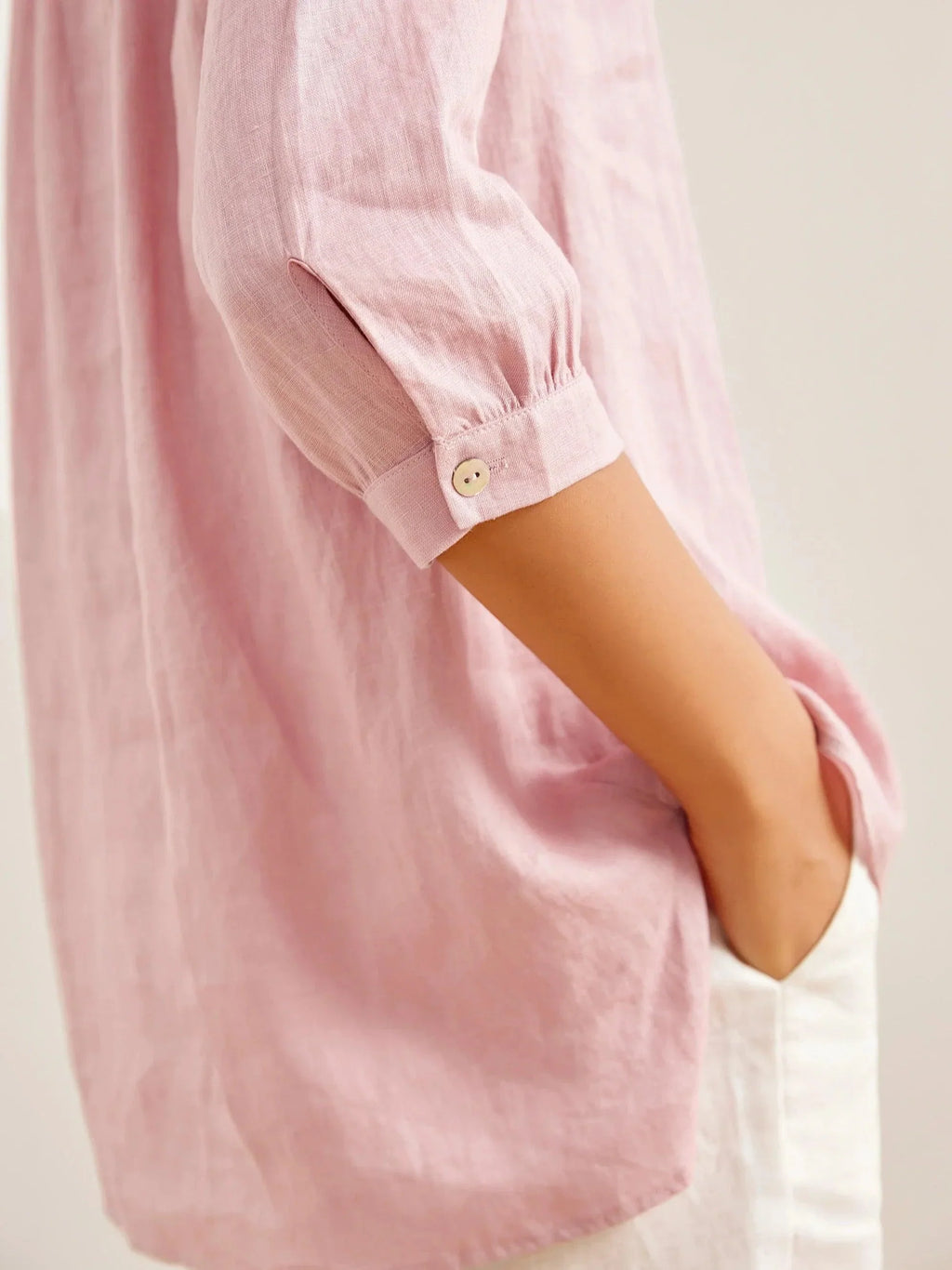 100% Linen Dress Shirt JOANNA by LINTICO