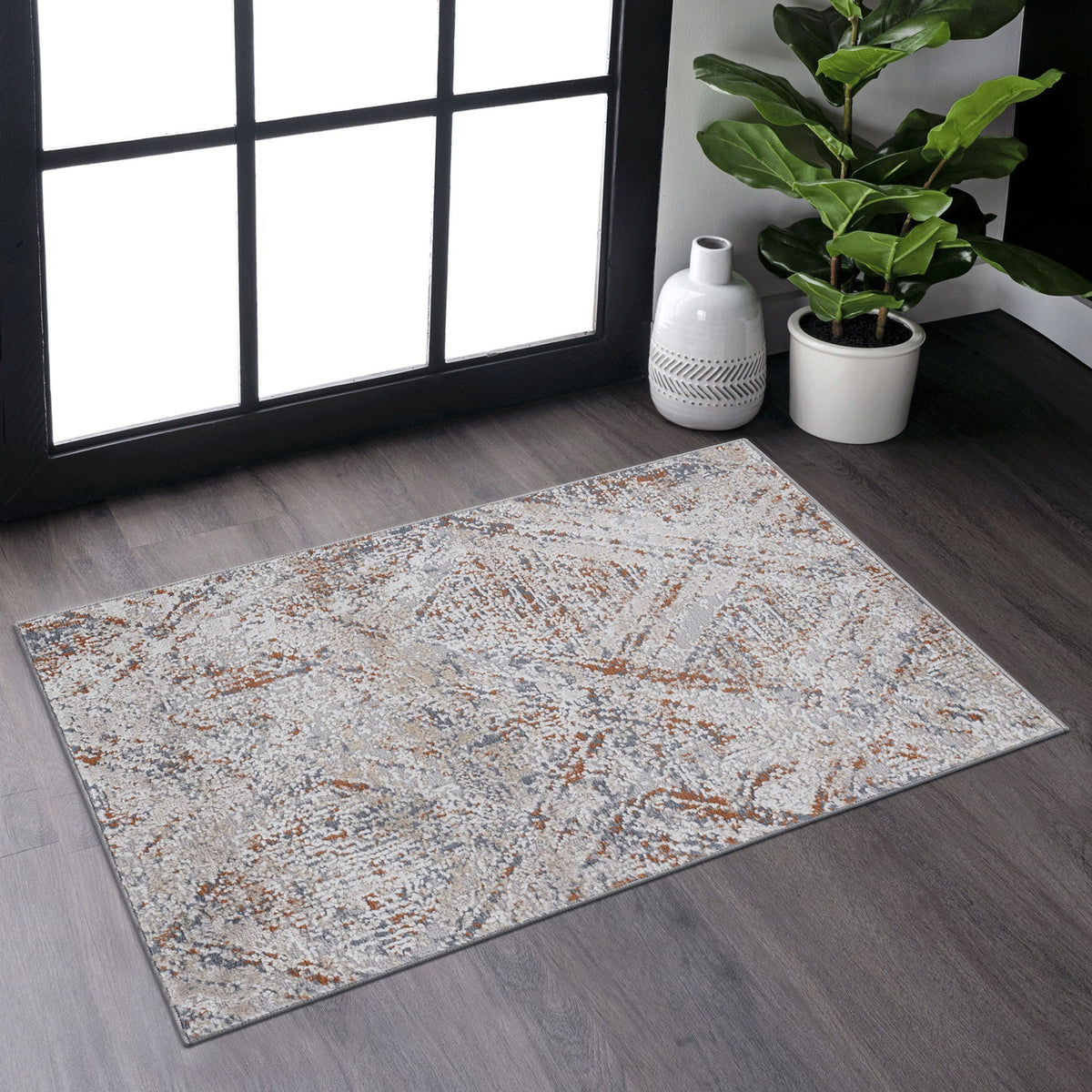 Payas - 2' X 3' Geometric Area Rug - Beige by Unique Piece Furniture