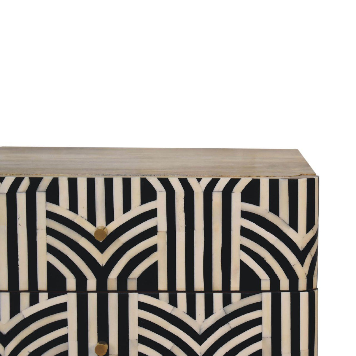 Edessa Bone Inlay Bedside by Unique Piece Furniture