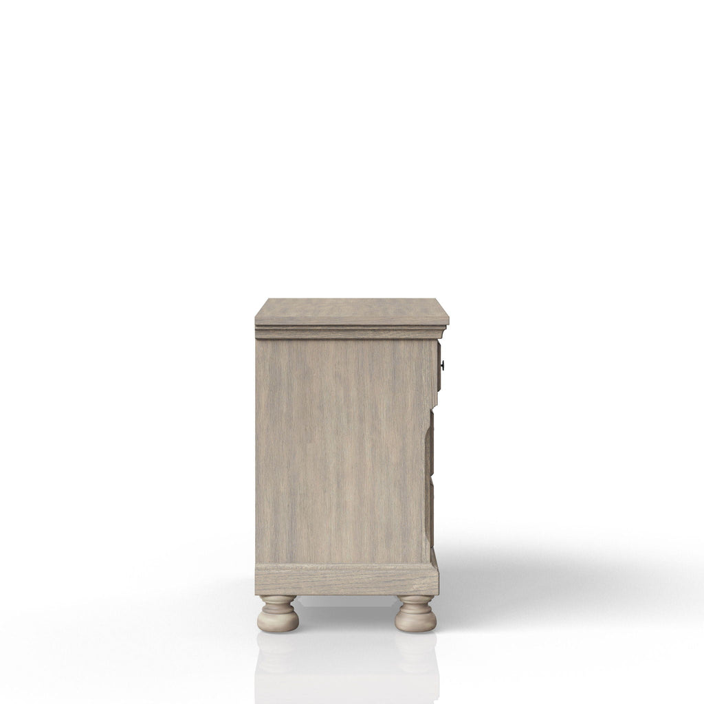 Nightstand Two Storage Drawers by Unique Piece Furniture