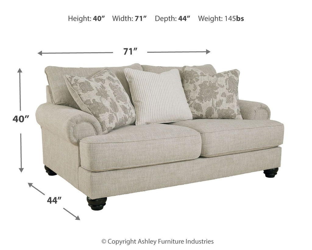Asanti - Loveseat - Fog by Unique Piece Furniture
