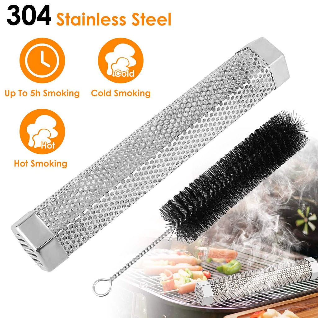 12-Inch Stainless Steel BBQ Grill Smoker Tube by DailySale