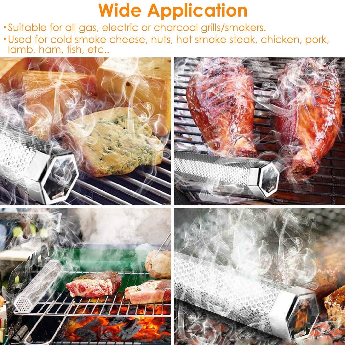 12-Inch Stainless Steel BBQ Grill Smoker Tube by DailySale