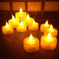 12-Pack: Flameless LED Tealight Candles, Battery Operated by DailySale