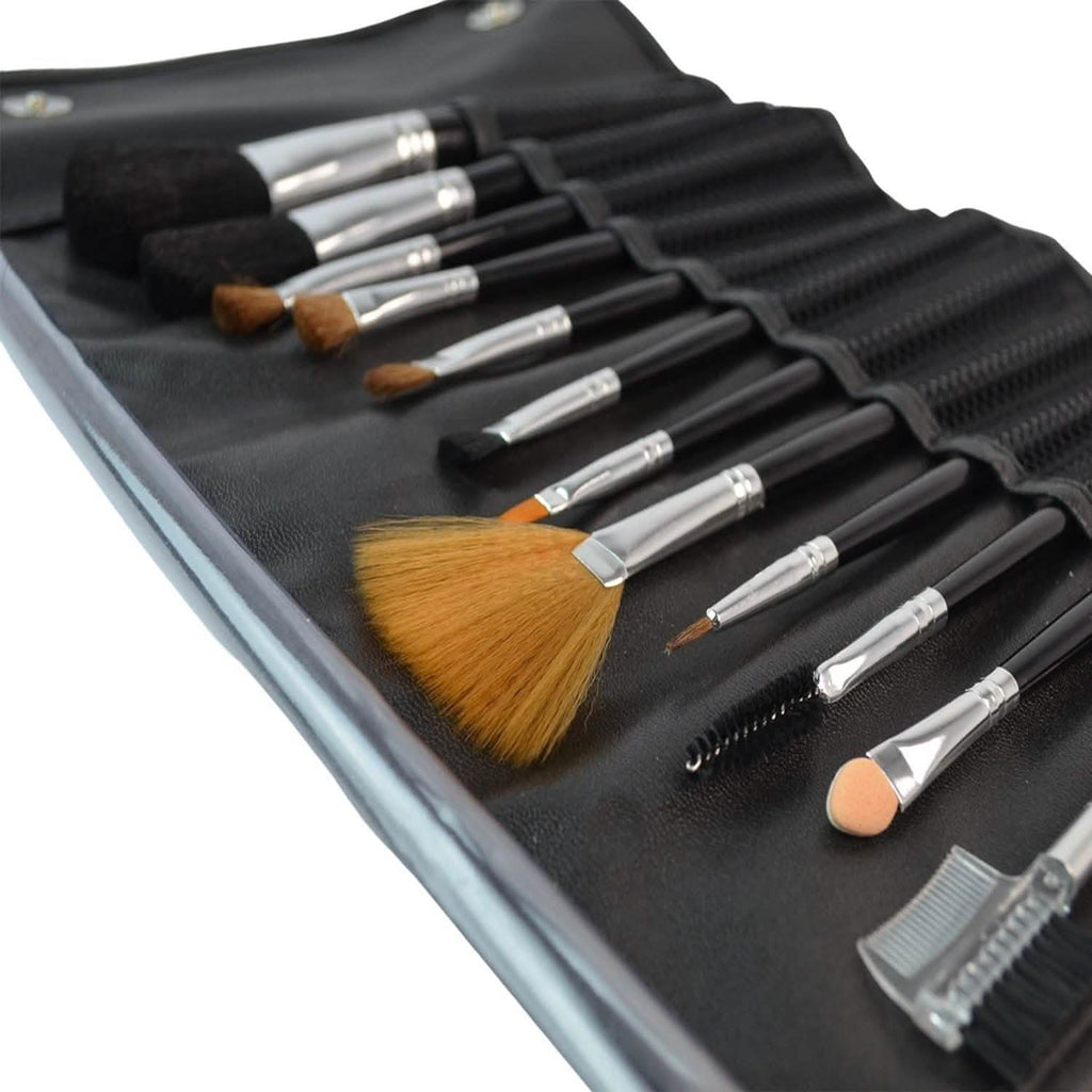 12-Pack: Premium Makeup Brush Set for Blending Blush Concealer Eye Shadow by DailySale