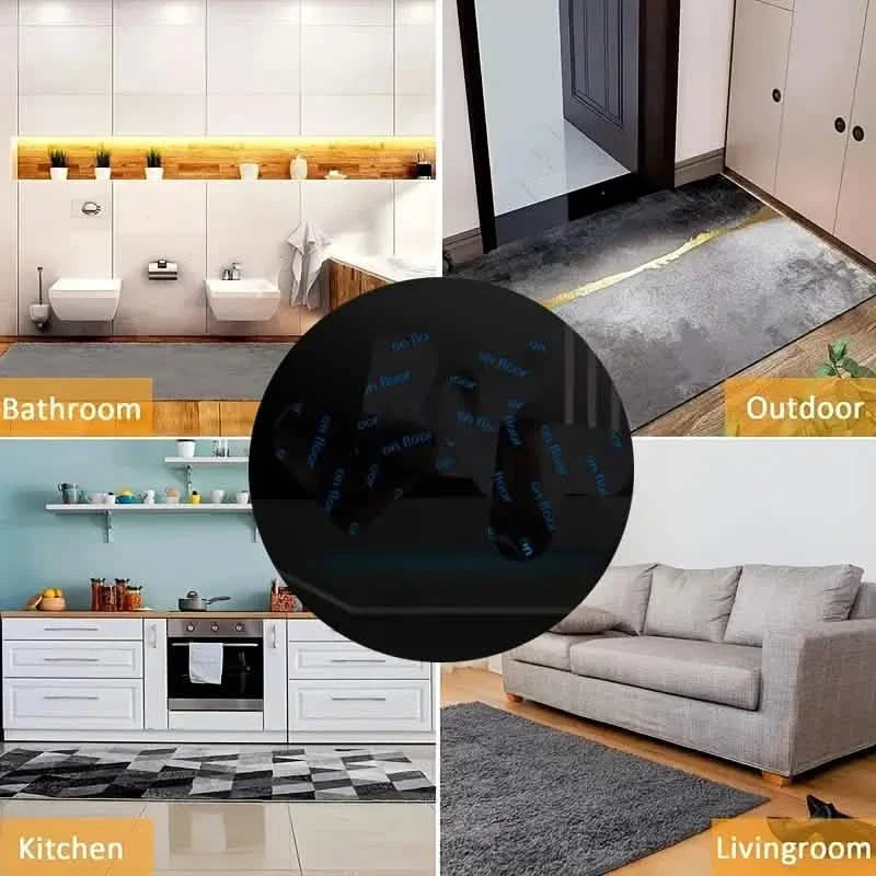 12-Pieces: Double Sided Non-Slip Rug Pads Rug Tape Stickers by DailySale