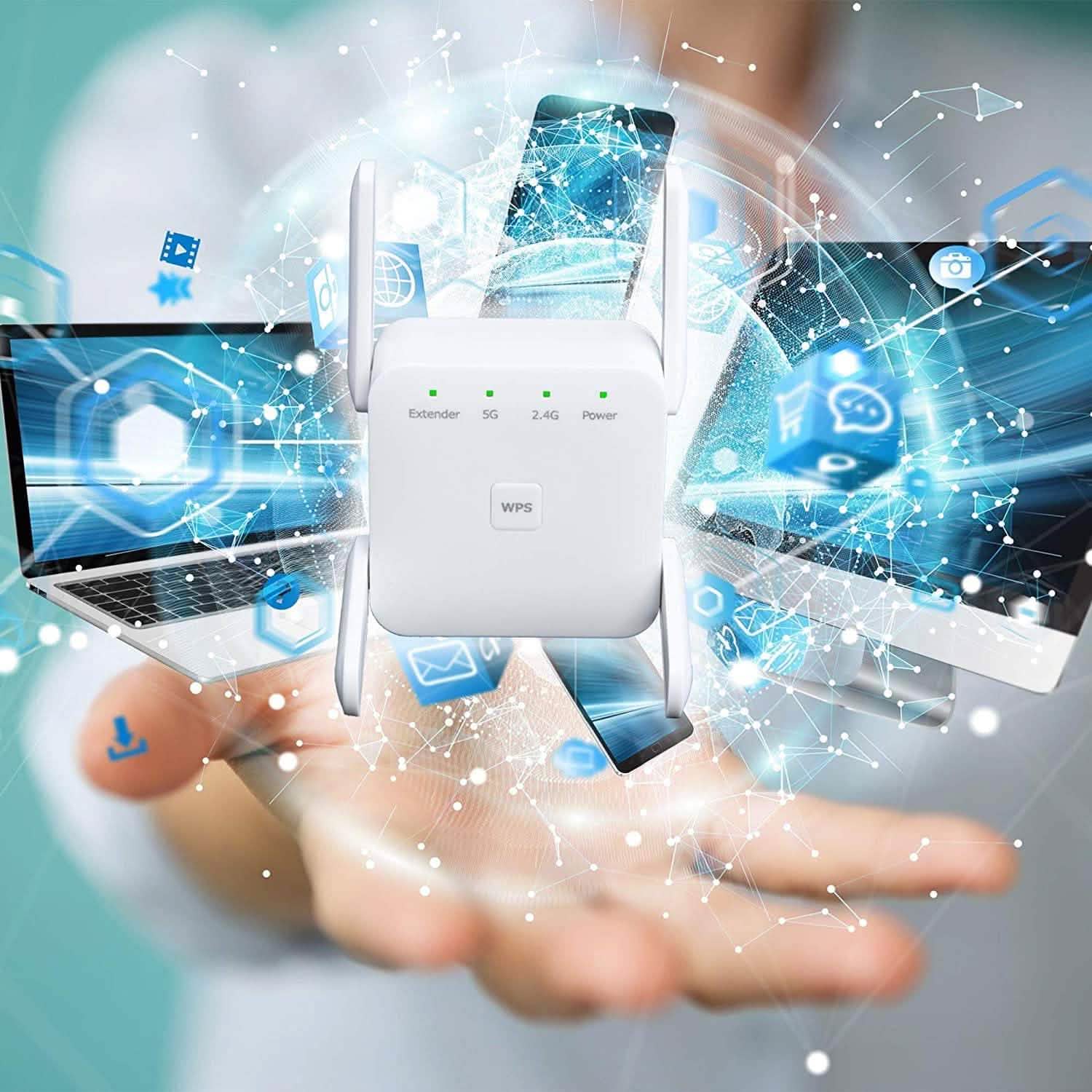 1200Mbps WiFi Range Extender by DailySale