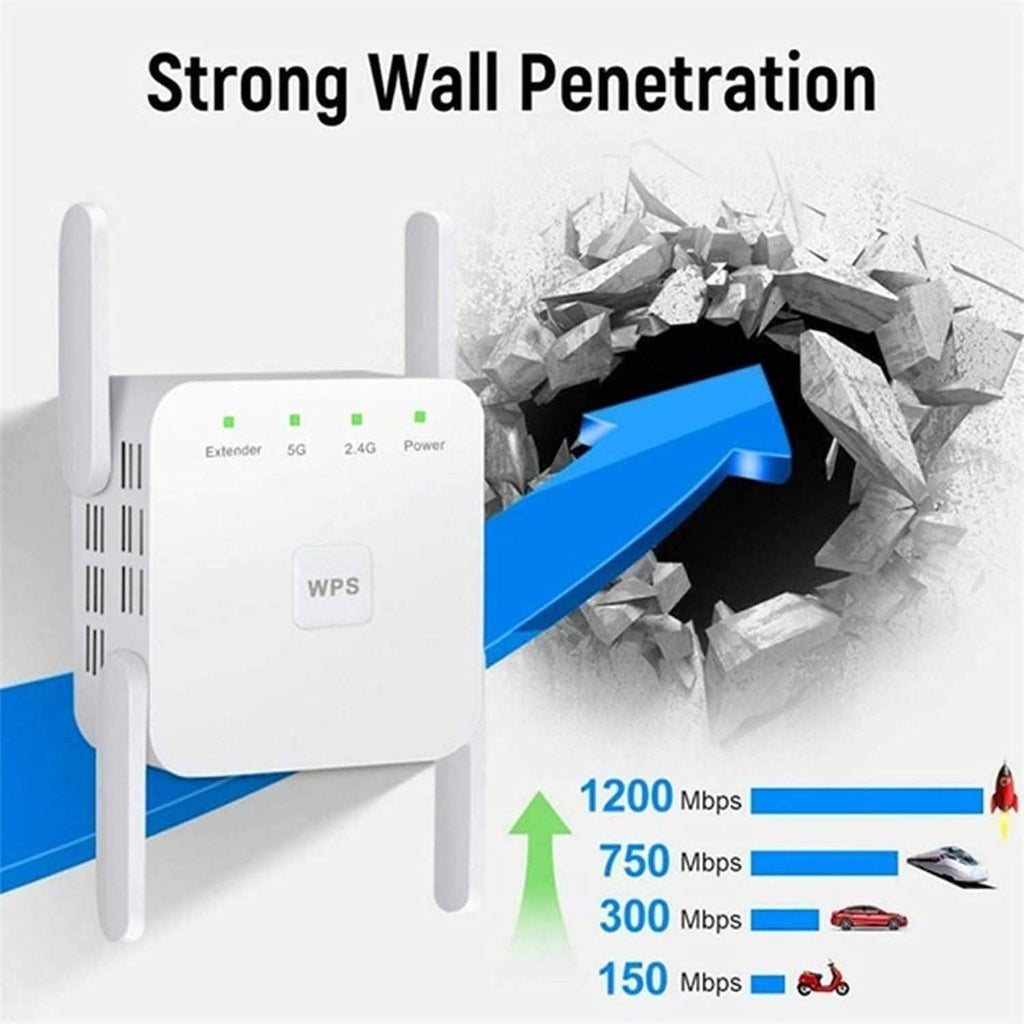 1200Mbps WiFi Range Extender by DailySale