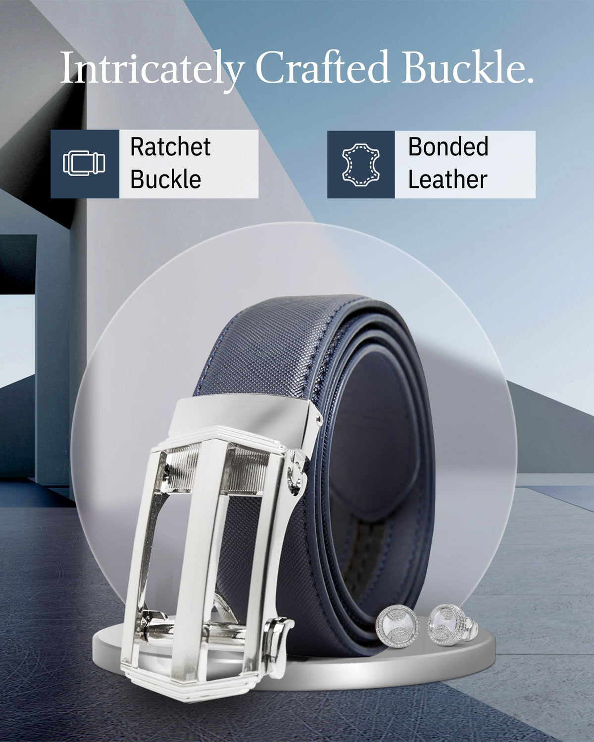 Leather Ratchet Belt – No Holes, Custom Fit by Access Accessories