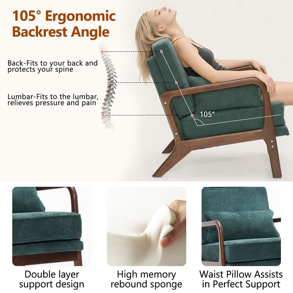 Upholstered Living Room Chair by Unique Piece Furniture