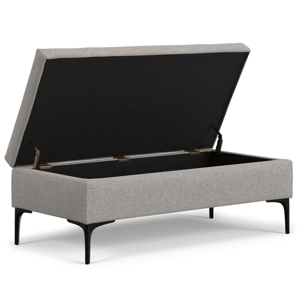 Rebecca - Multifunctional Coffee Table Storage Ottoman With Lift Up Lid by Unique Piece Furniture