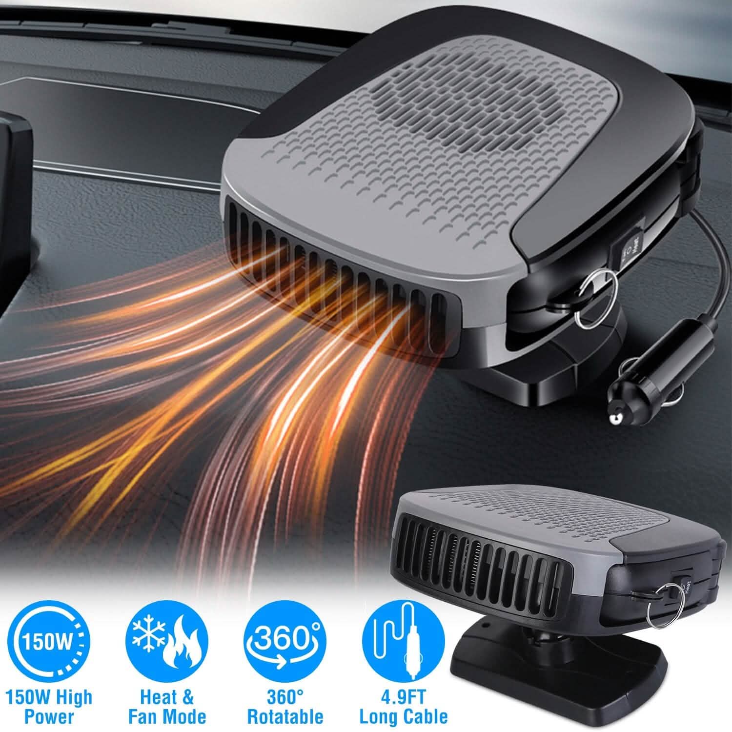 12V 150W Portable Car Auto Heater by DailySale