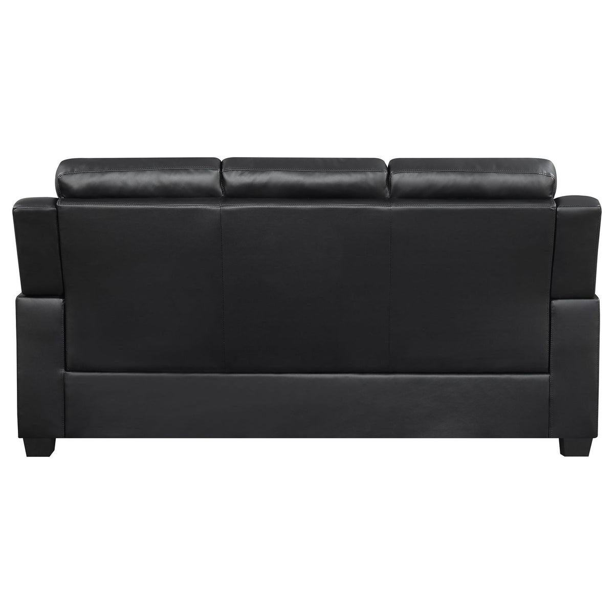 Finley 3-piece Upholstered Padded Arm Tufted Sofa Set Black by Unique Piece Furniture
