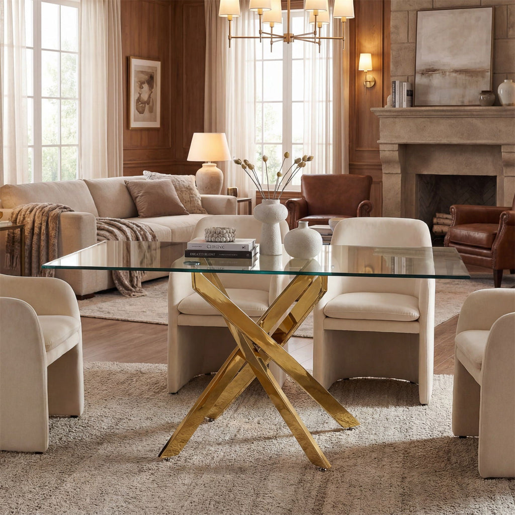 Modern Rectangular Table For Dining Room by Unique Piece Furniture