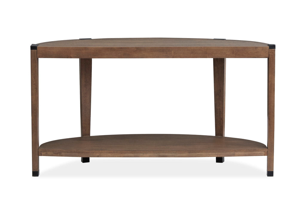 Kaysen - Demilune Sofa Table - Wallaby by Unique Piece Furniture