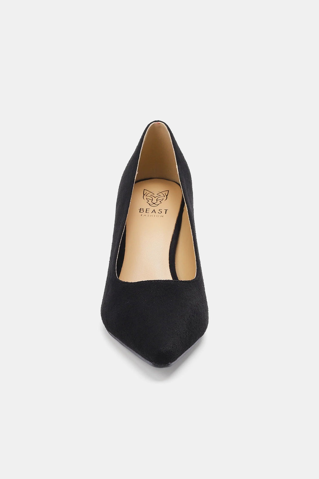 Beast Fashion Faux Suede Point Toe Pumps by Wild and Free Boutique