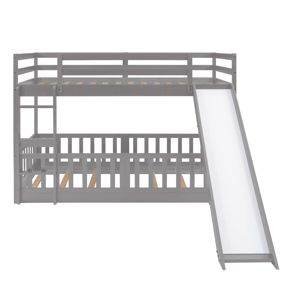 Functional Bunk Bed & Convertible Ladder And Slide by Unique Piece Furniture