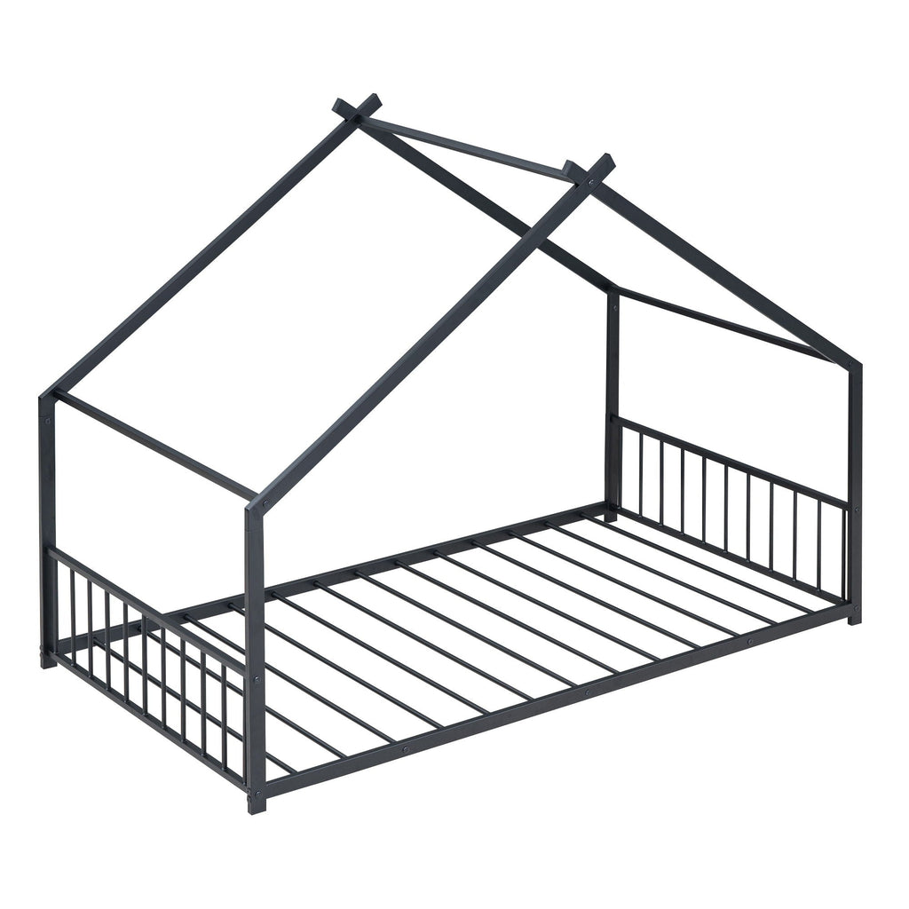 Metal House Bed by Unique Piece Furniture