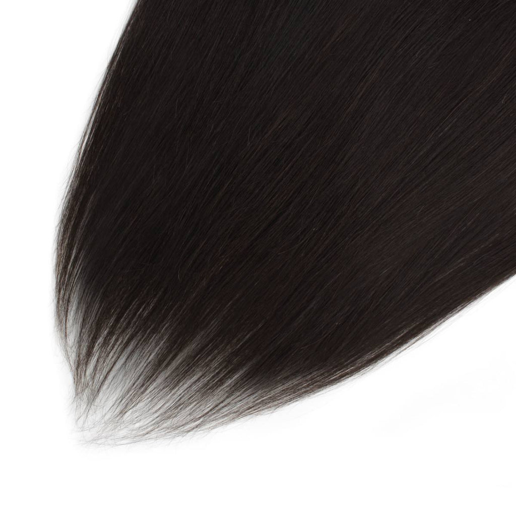 Malaysian Straight 13x4 Transparent Lace Human Hair Frontal by Private Label