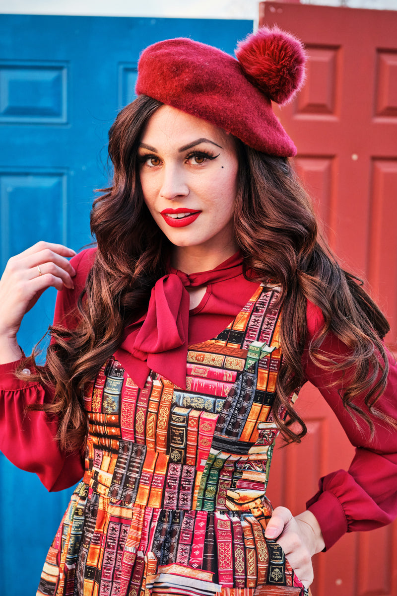 Don't Judge a Book by its Cover Fit & Flare Dress by Retrolicious