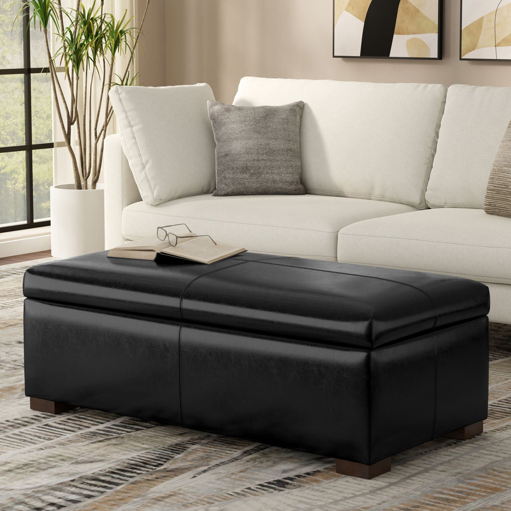 Gabbie - Coffee Table Upholstered Storage Ottoman by Unique Piece Furniture