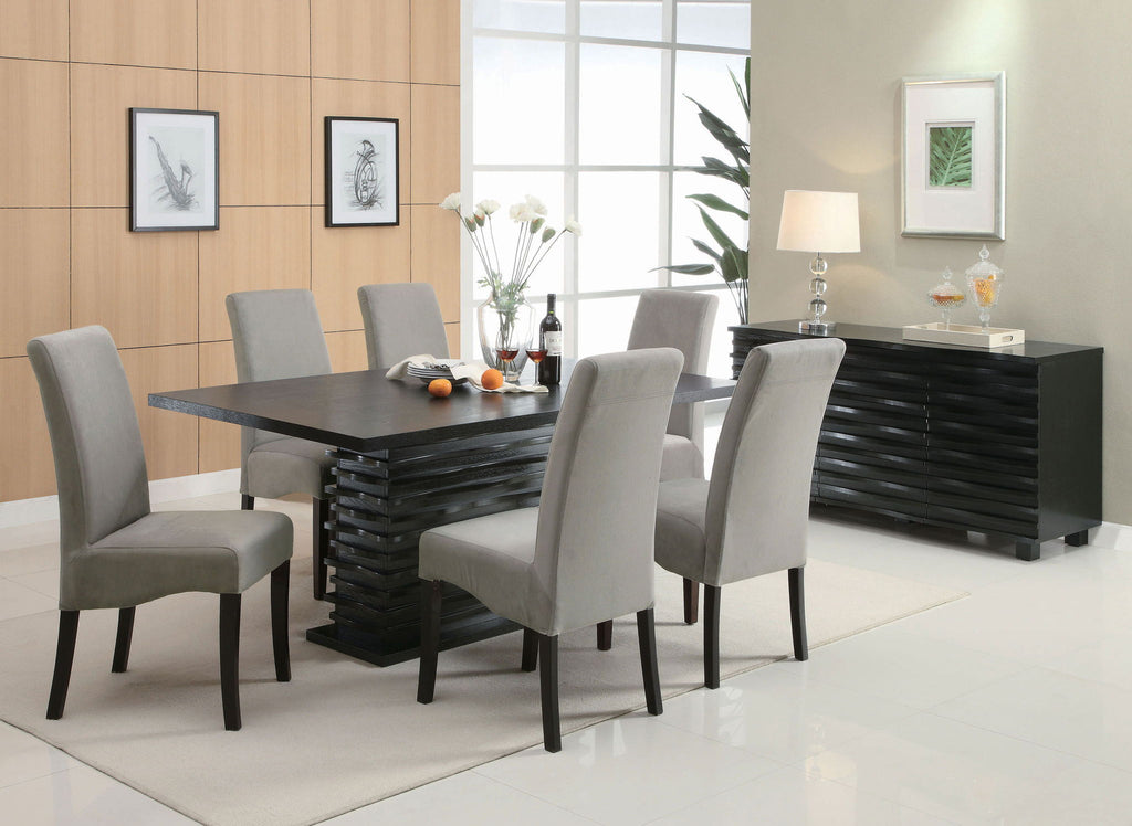 Stanton Rectangular 66-inch Dining Table Black by Unique Piece Furniture