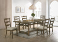Parfield - 7 Pieces Dining Room Set - Light Brown / Oak by Unique Piece Furniture