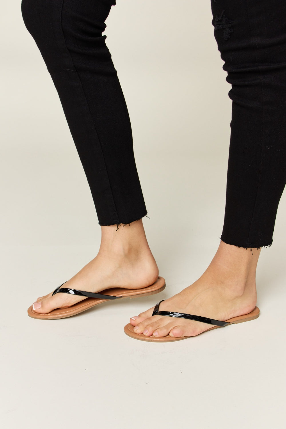 WILD DIVA PU Leather Open Toe Sandals by Wild and Free Boutique