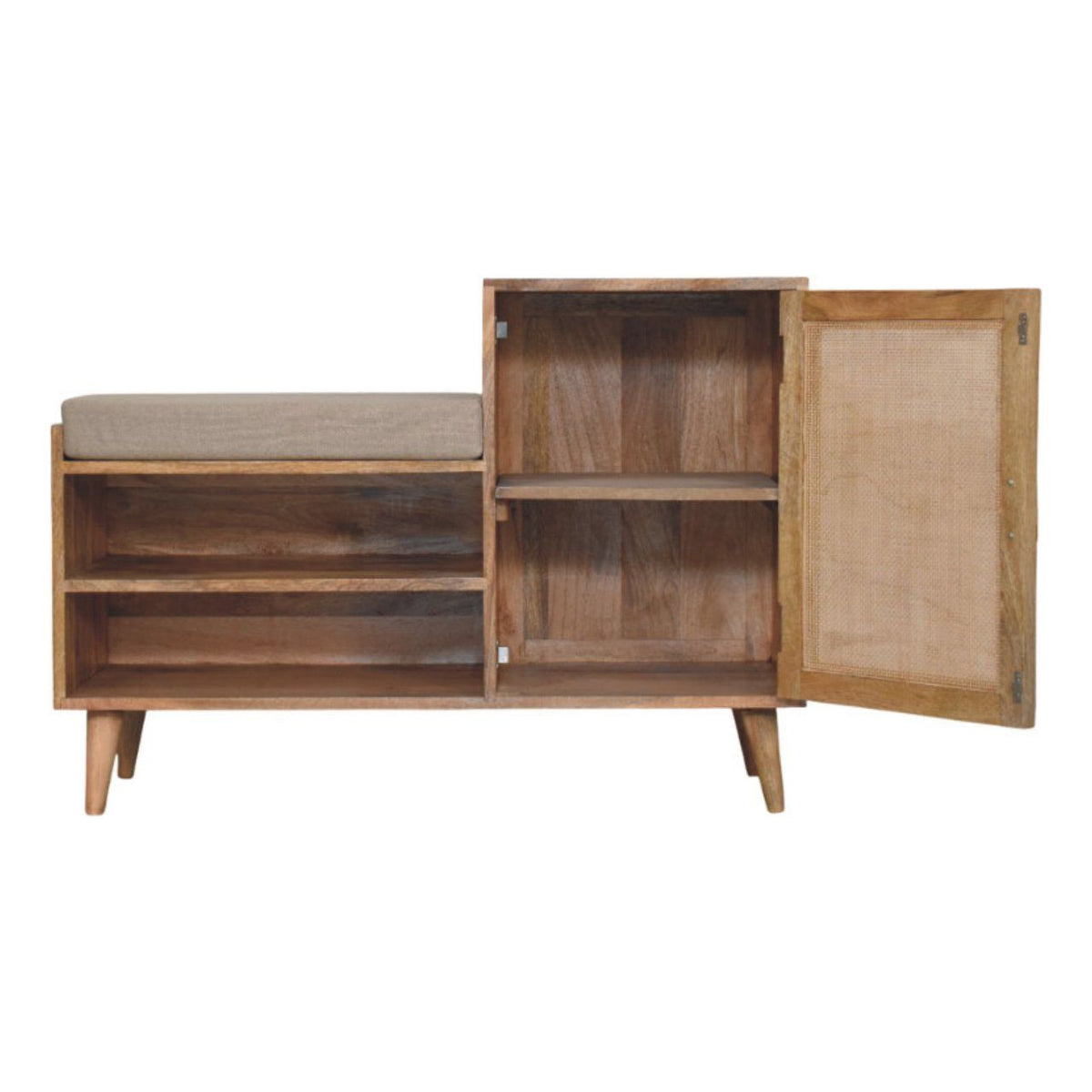 Larissa - 2 Slot Bench Unit - Beige by Unique Piece Furniture
