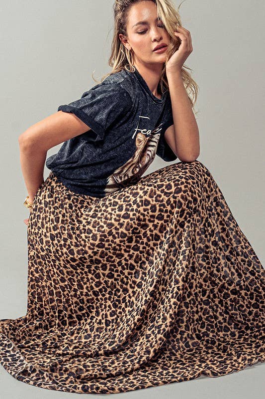 Fierce Flow Leopard Skirt by Fitkitty Culture Athleisure Wear, Yoga Wear & Women's Clothing