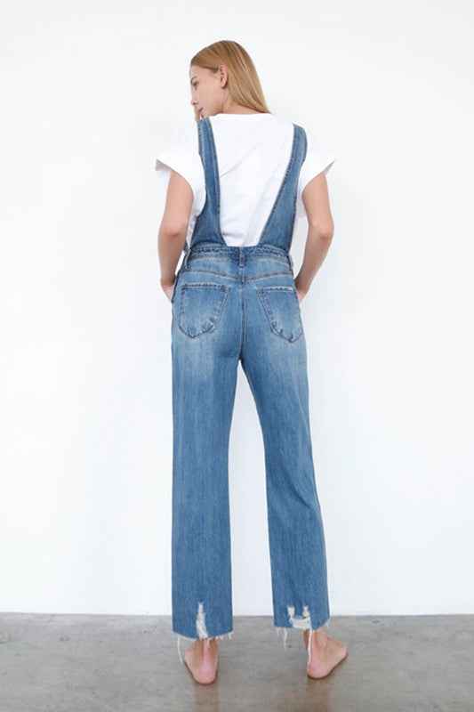 SLIM STRAIGHT OVERALLS by Wild and Free Boutique