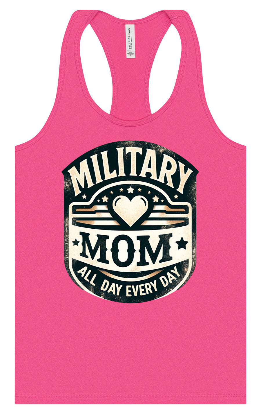 Proud Military Mom Women's Racerback Tank by As You Wish Apparel